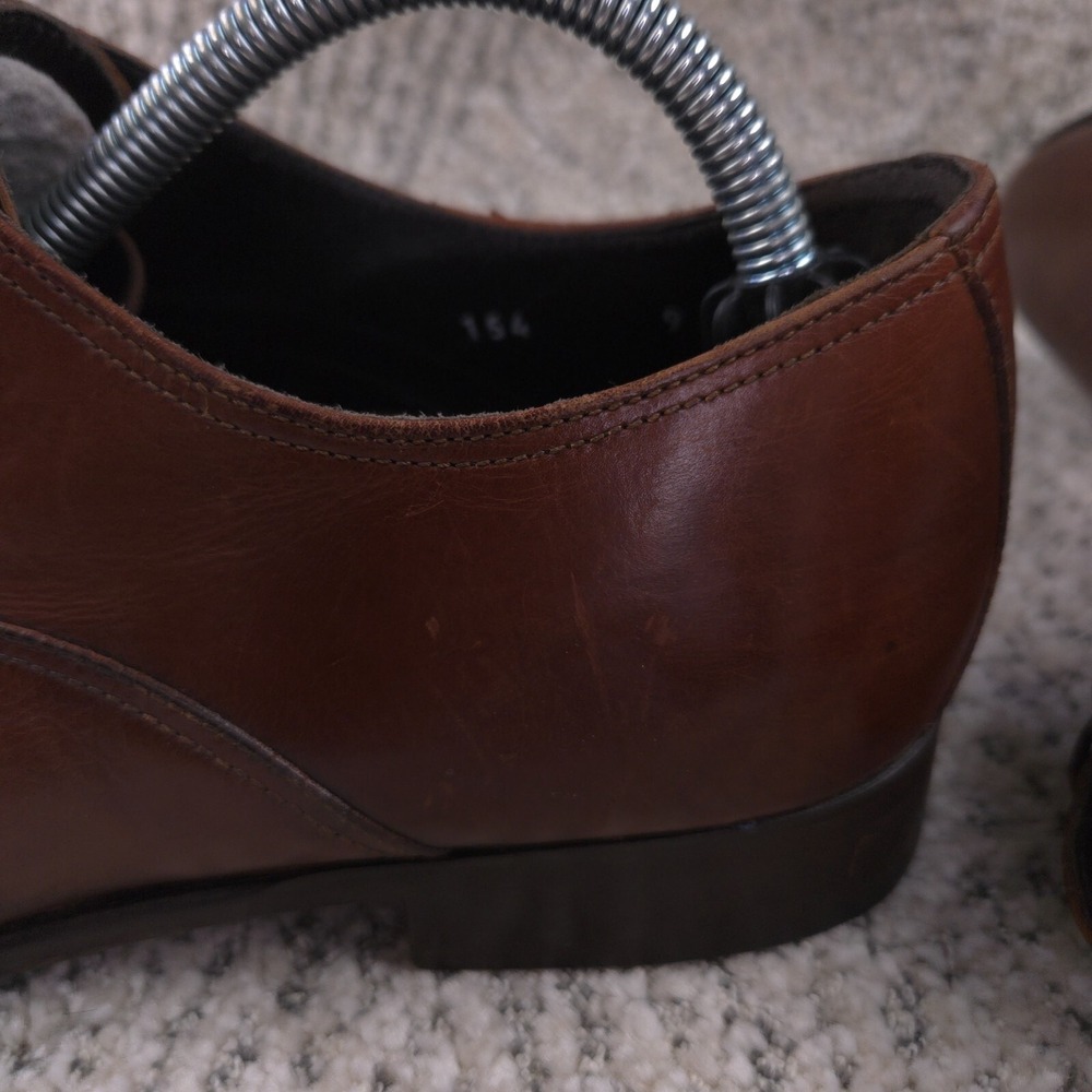 To Boot New York Shoes Mens Size 9 *NEW‎ SOLES* Cap Toe Dress Lace Up Leather - Picture 12 of 15